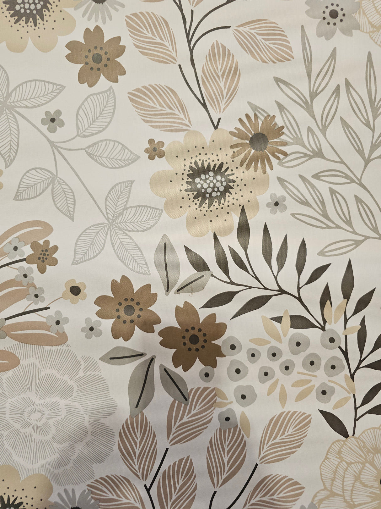 Divine Luxury, Natur - Voksduk med blomster og blader