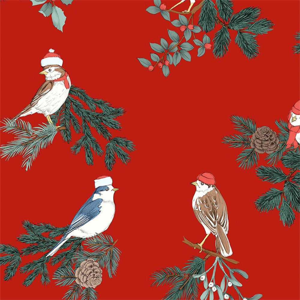 Julevoksduk – Småfugler