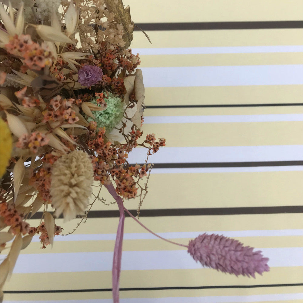 Heno Stripe - Striber, Gul - akrylduk med antiskli