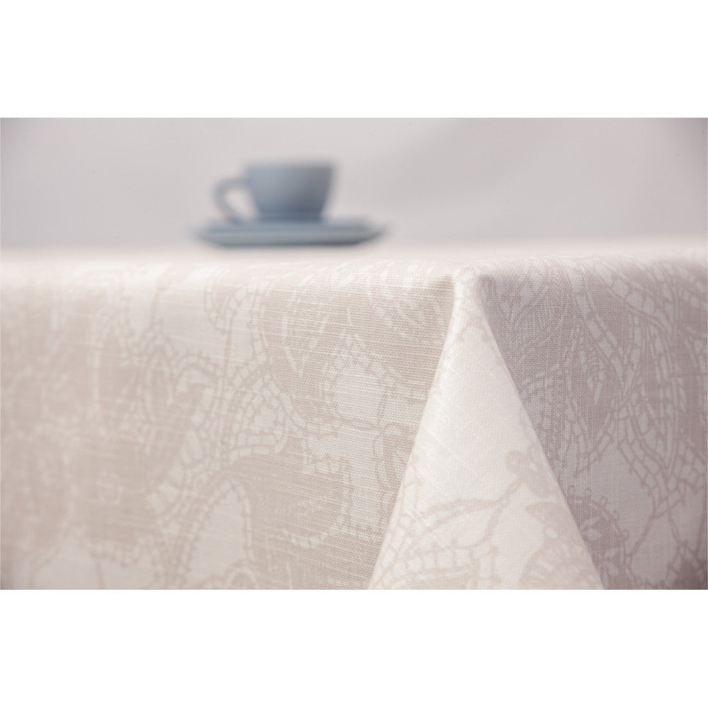 Milo Natur – Akrylduk i 100 % bomull med blomstermønster