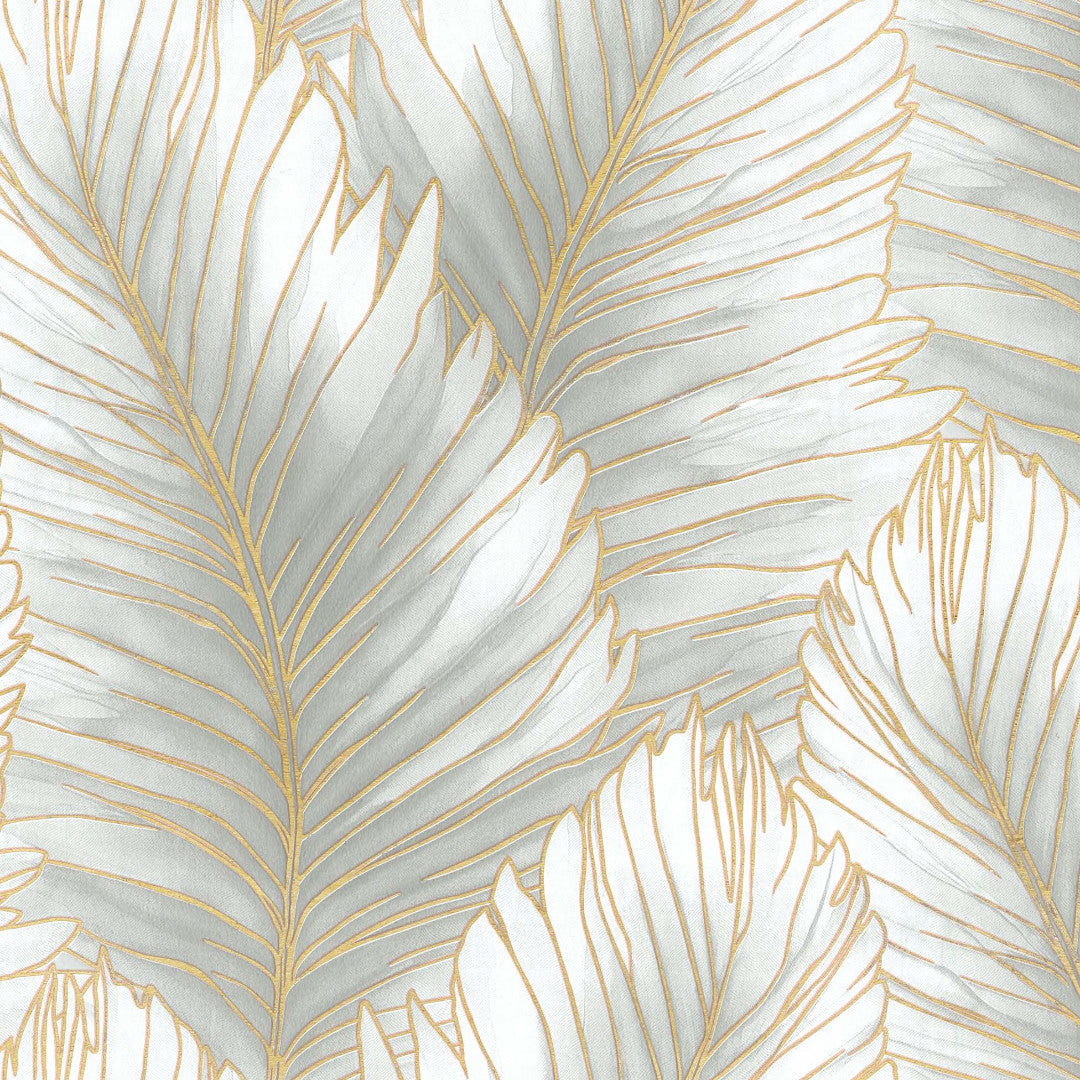 Betty Golden Palm – Elegant voksduk med gyldne palmeblader