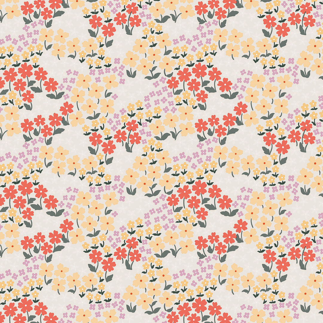 Butterflys Soft Ice – Lola voksduk med små blomster, mønster