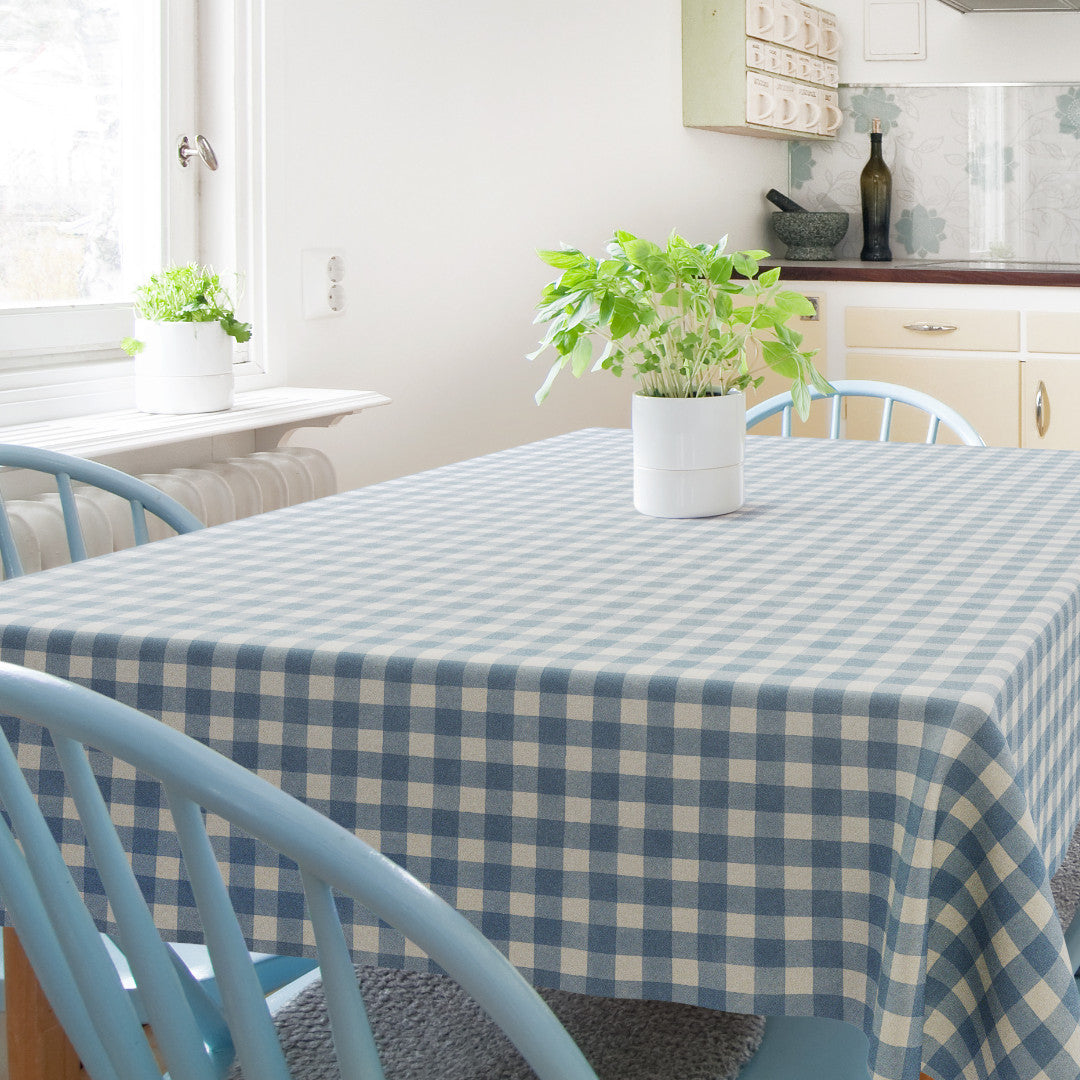Careaux Blue – Ekstra kraftig voksduk med klassiske blå ruter