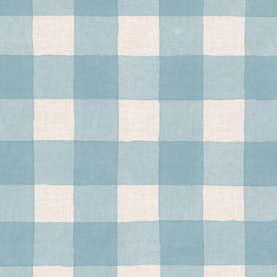 Careaux Blue – Ekstra kraftig voksduk med klassiske blå ruter, mønster