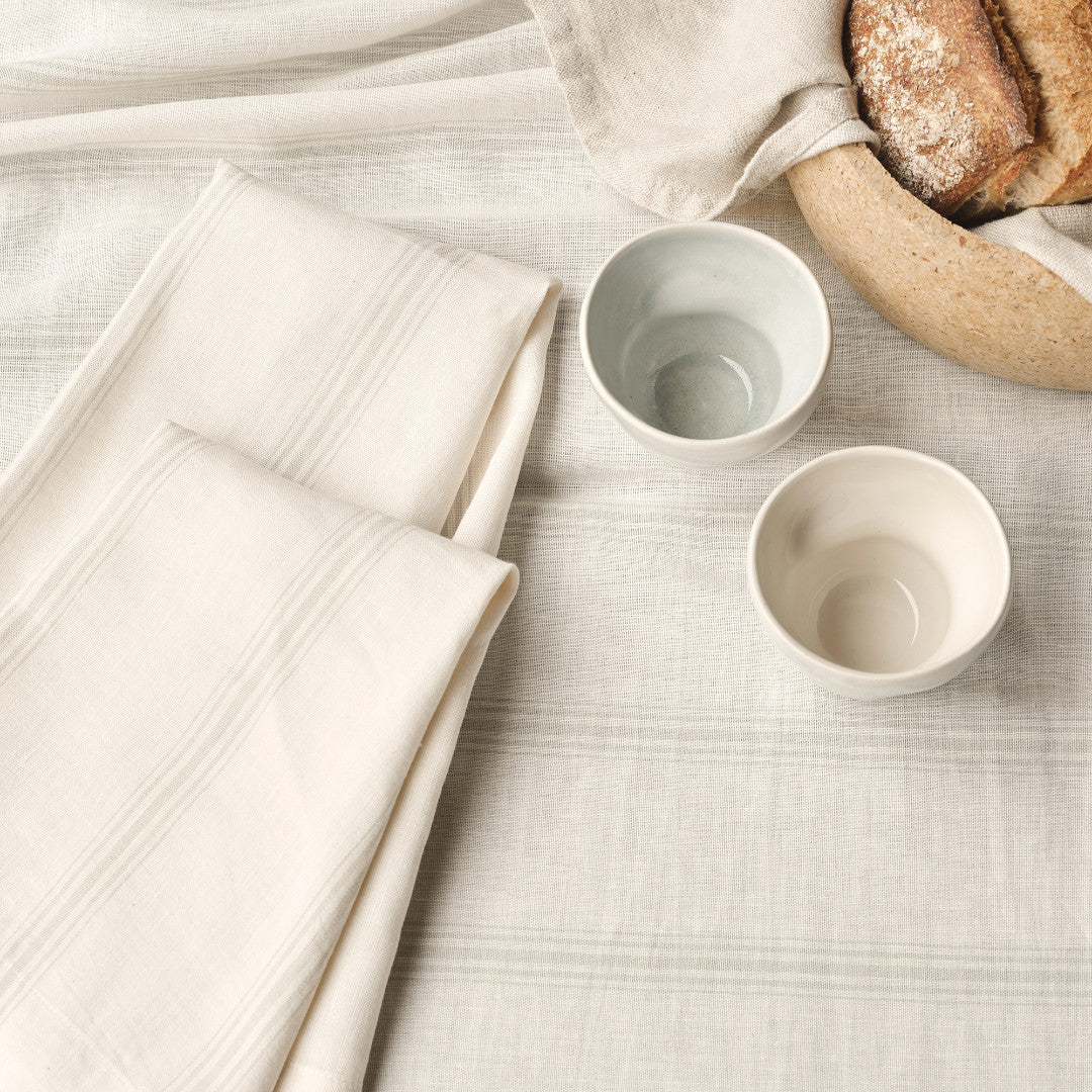 Compliments Linduk Brise, Grå/Grønn – 200 x 200 cm, nærbilde