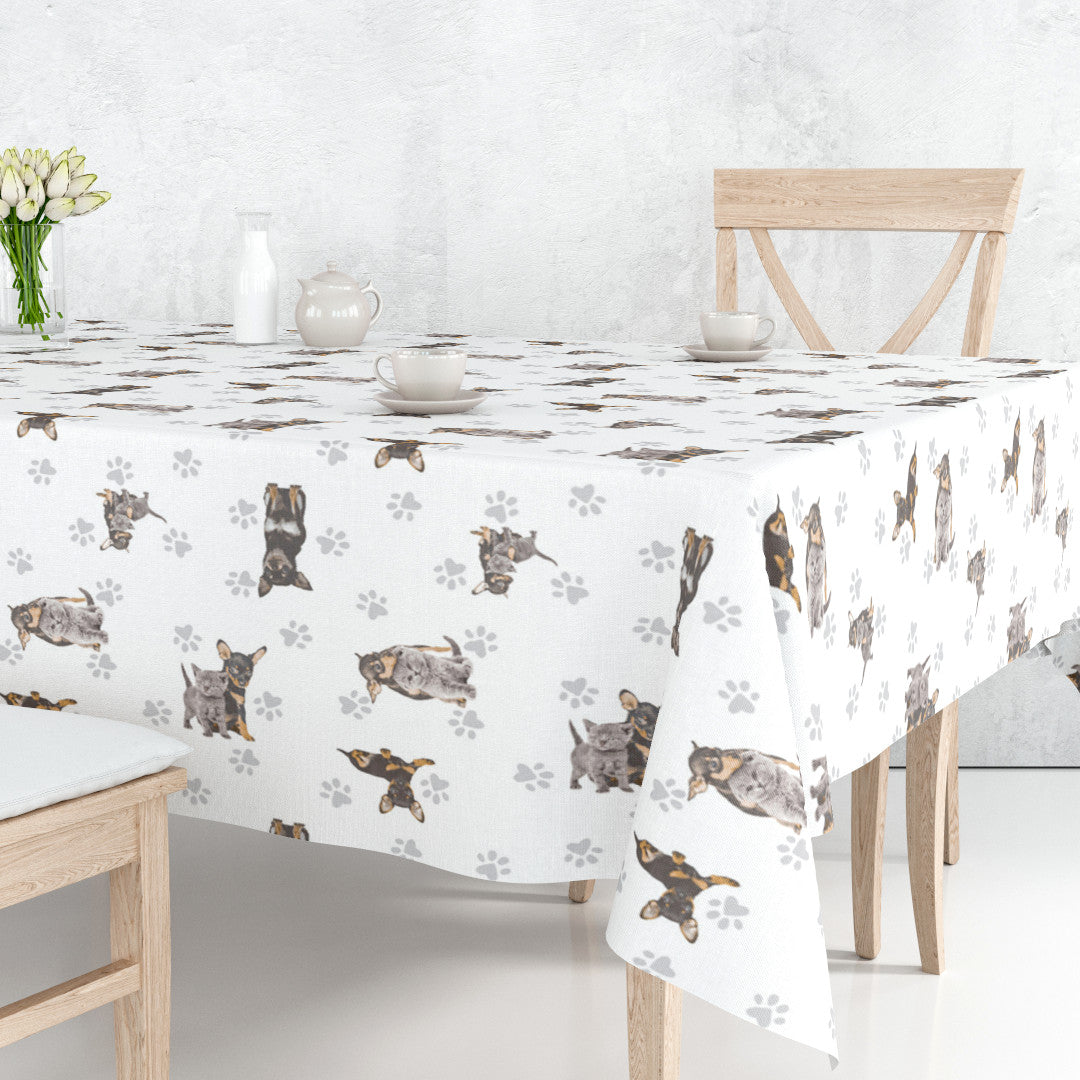 Dandy Grey – Voksduk med hunder og katter, miljø