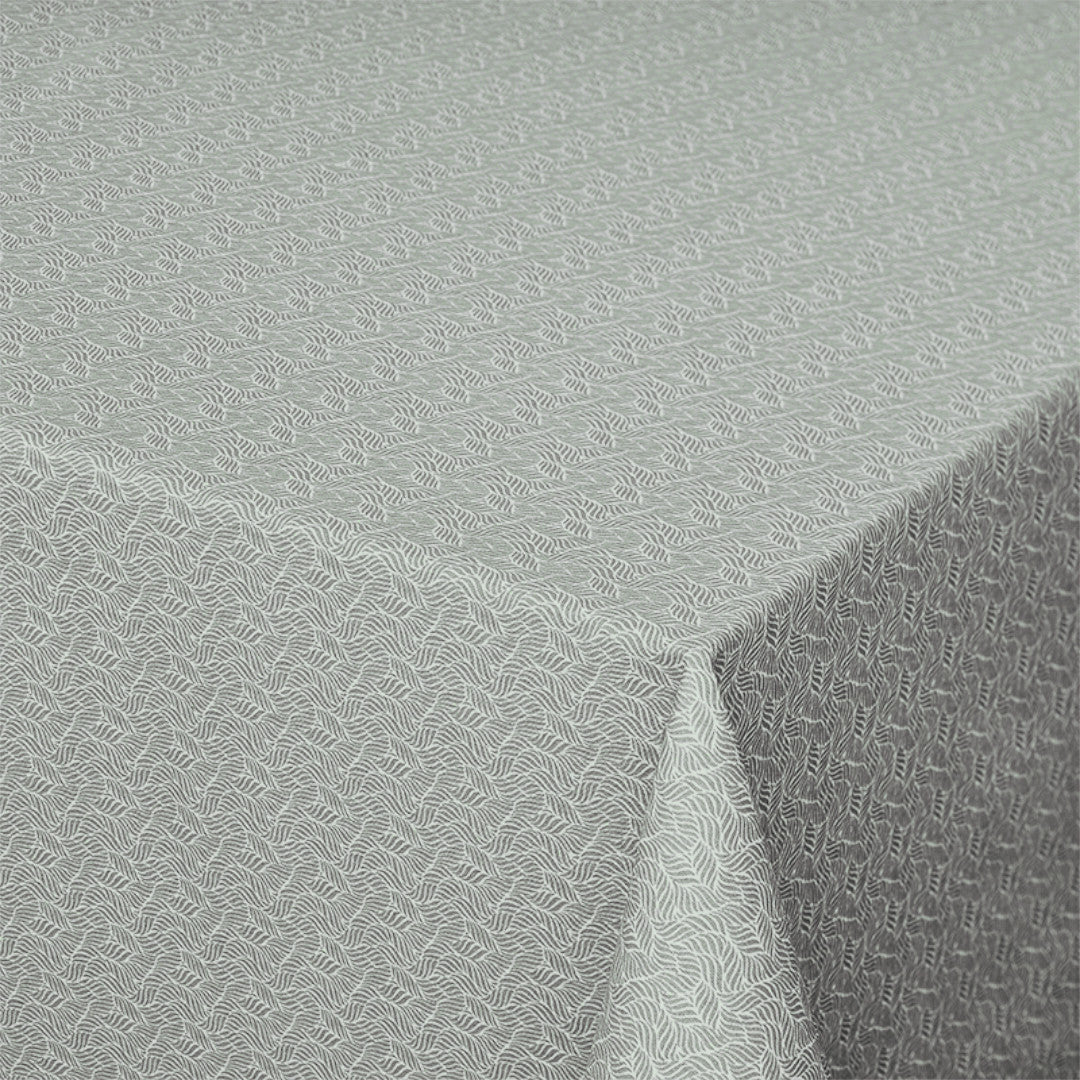 Estes Bølgeblad Støvet Grønn – Akrylduk med antiskli, hjørne