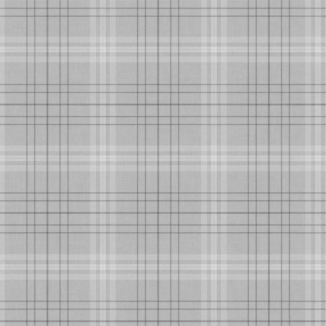Fade Grå – Voksduk med ruter i flott linlook, mønster