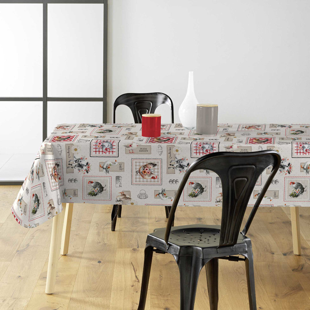 Jolie Ferme – Voksduk med bondegårdsidyll og franske detaljer, miljø