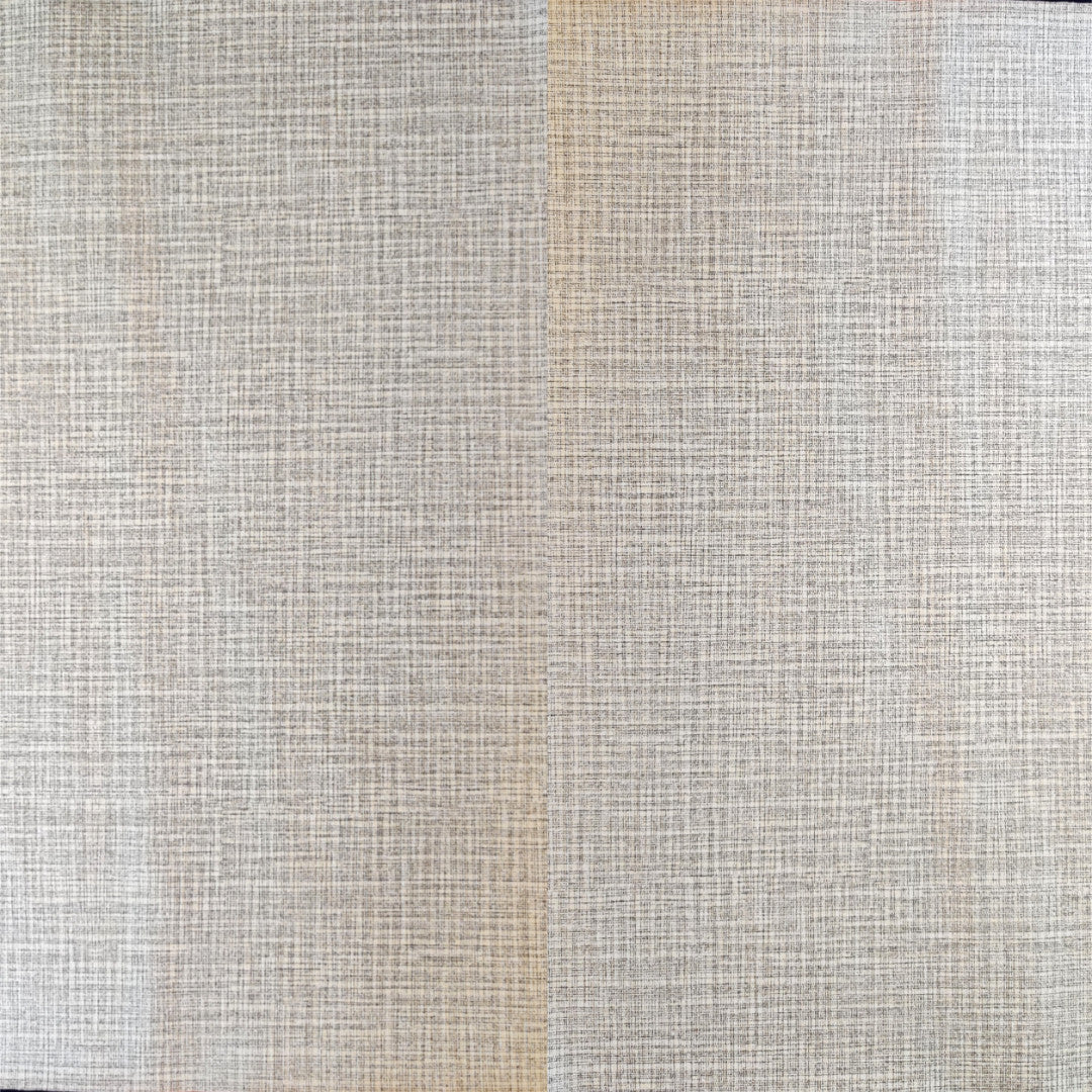 Linen Look Light Grey – Elegant voksduk i lys grå med hessianlook, mønster