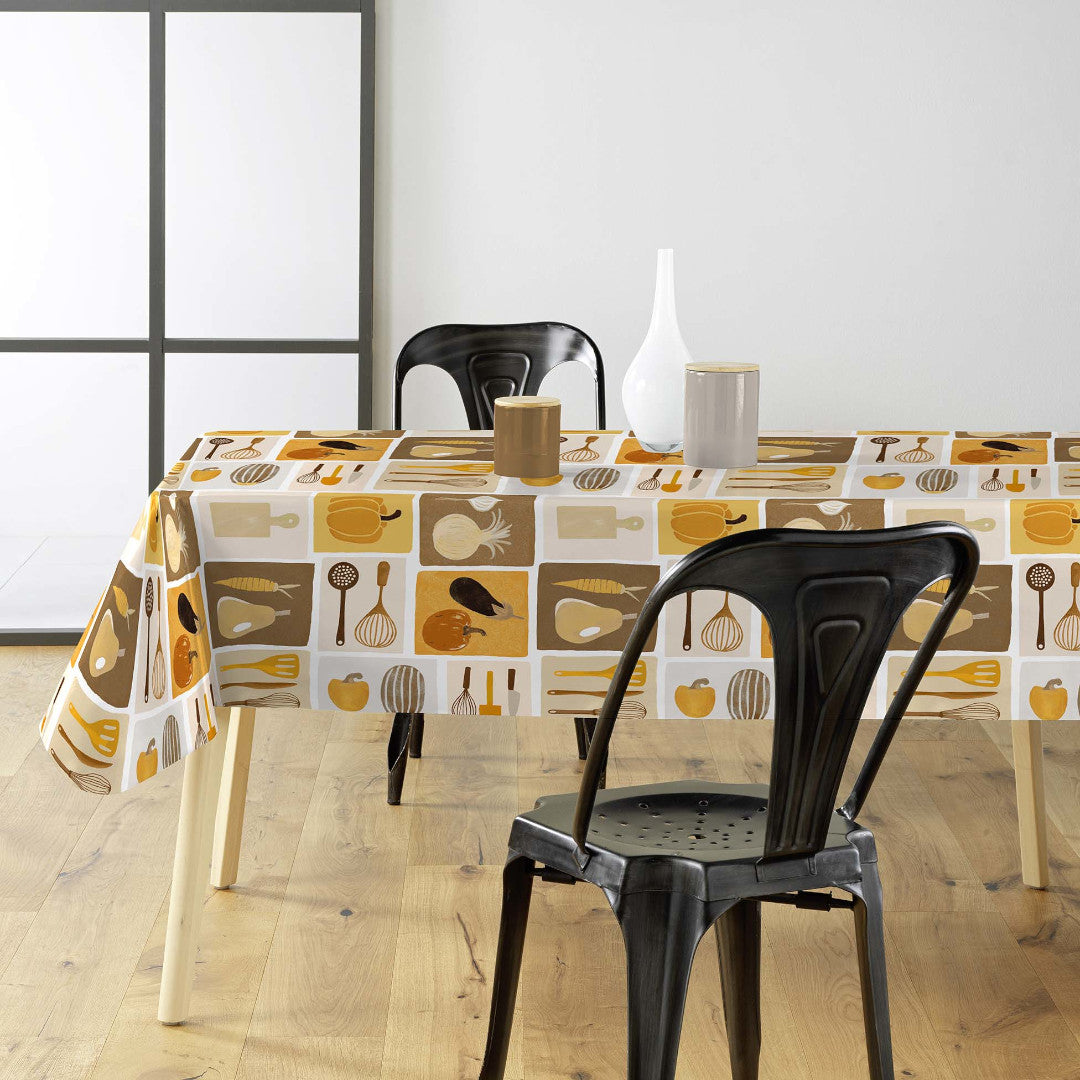 Minestrone Caramel – Voksduk med varme kjøkkenmotiver miljø 1