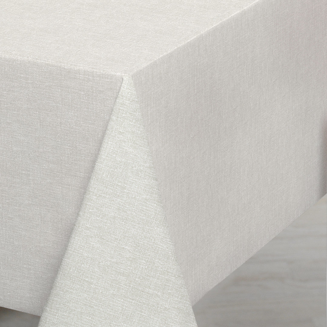 Nordfavn Fine Texture Snow – Lett preget voksduk med fint linlook, miljø