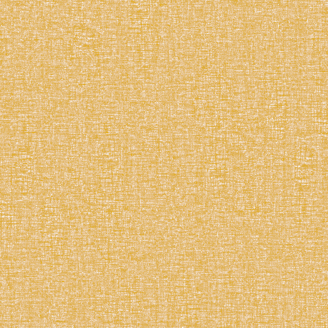 Nordfavn Fine Weave Mustard – Glatt voksduk med diskret tekstiluttrykk, mønster