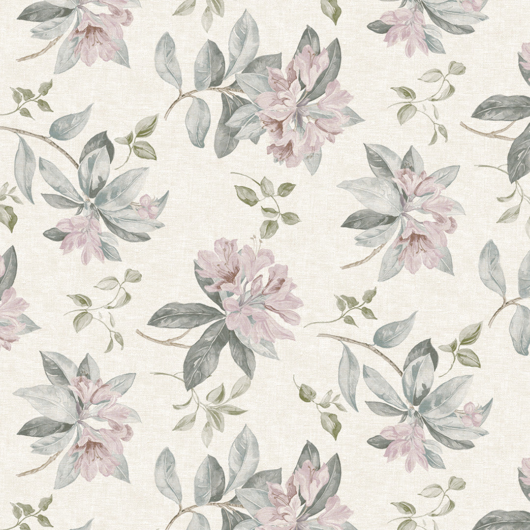 Nordfavn Fruehling Rosa – Voksduk med mykt blomstertrykk mønster