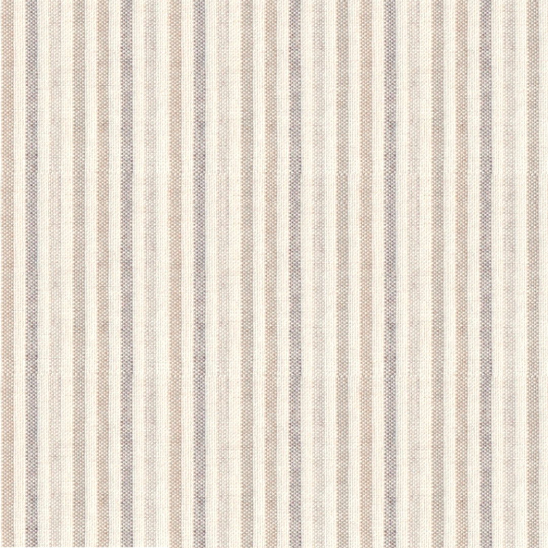 Nordfavn Pitiusa Sand og Beige – Akrylduk med smale tverrstriper