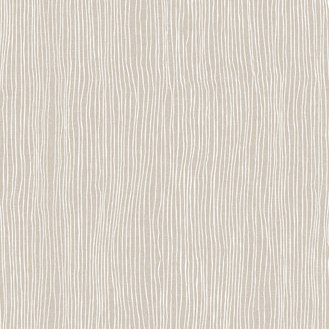 Nordfavn Strange Ways Beige – Voksduk i beige med striper, mønster