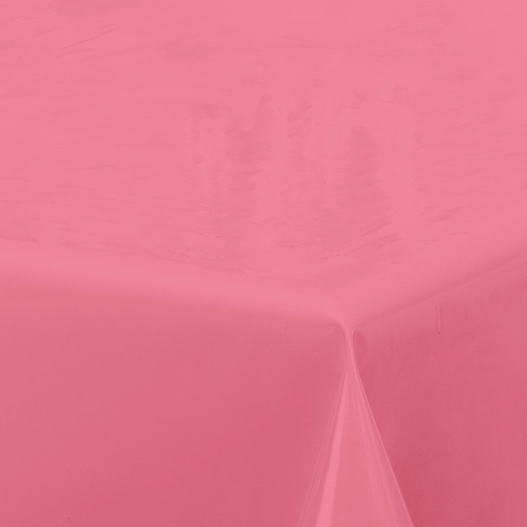 Nordfavn Uni Rose Pink – Ensfarget halvblank voksduk, hjørne