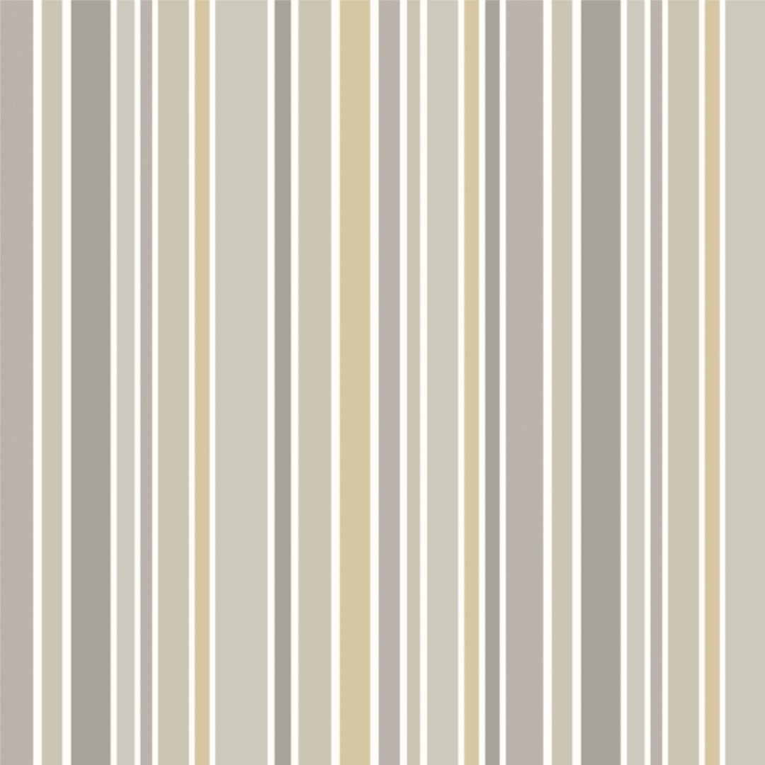 Nordic Stripe Beige – Stripet voksduk med lett struktur mønster