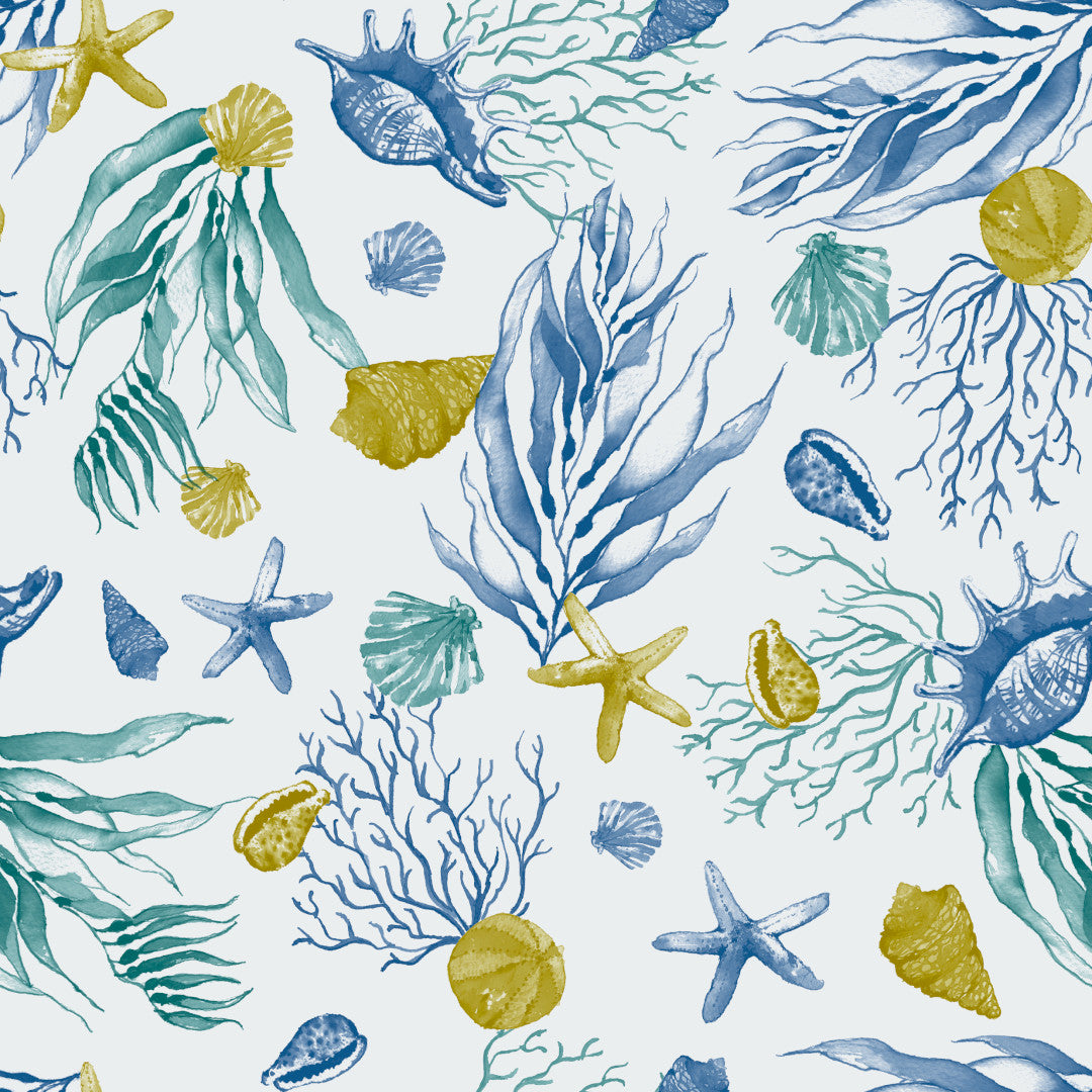 Odeta – Ekstra kraftig voksduk med maritimt mønster, mønster