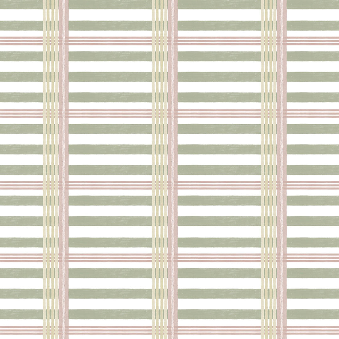 Tea Milady? Olive – Lola voksduk med stripete design, mønster