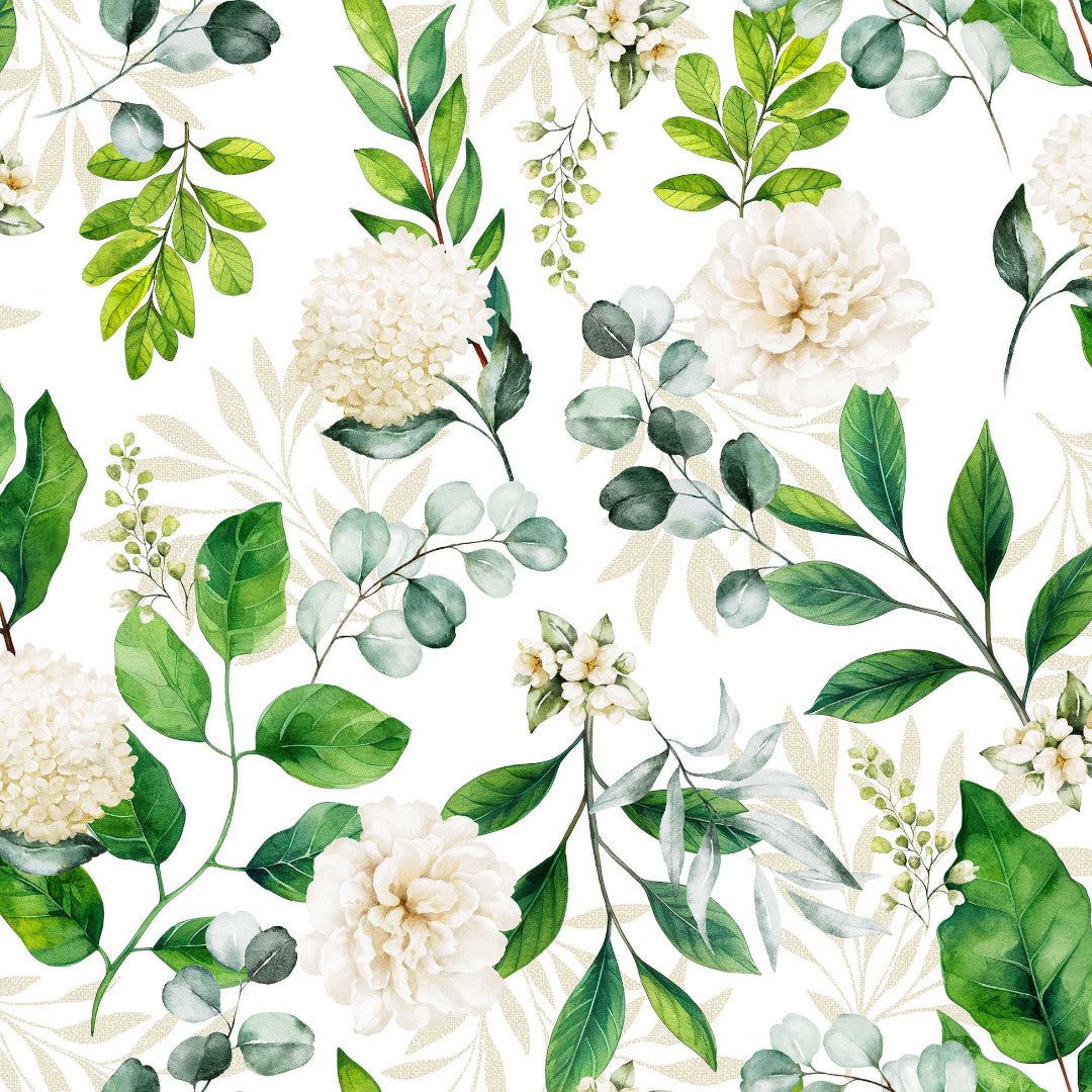 Textilia Dulcette – Voksduk med botanisk mønster mønster