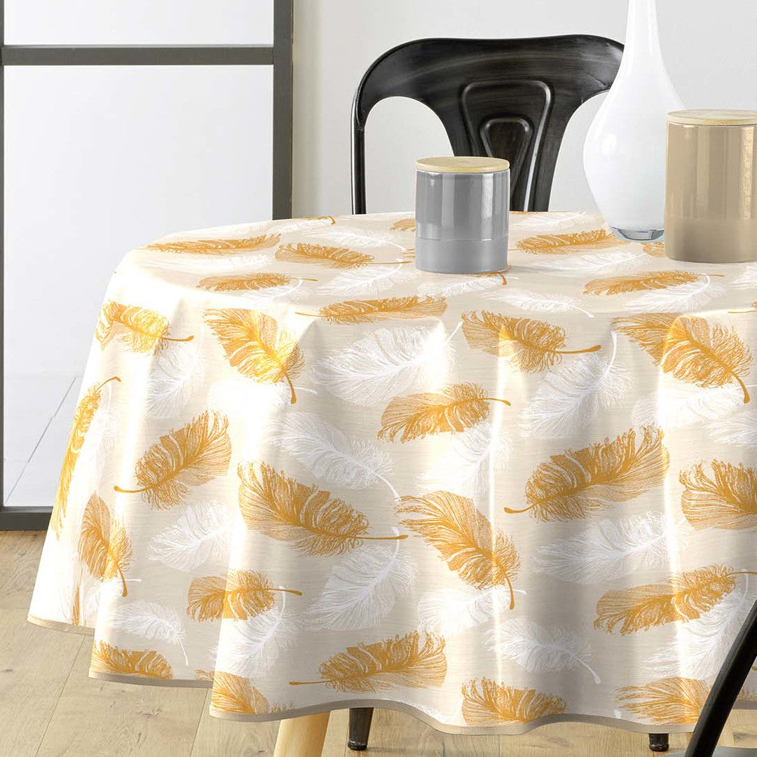 Textilia Glitter Sarina – Rund voksduk Ø 155 cm, miljø