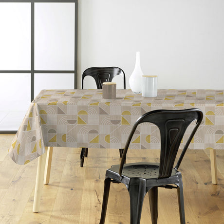 Zelda Luxury Natural – Voksduk med grafisk mønster, miljø