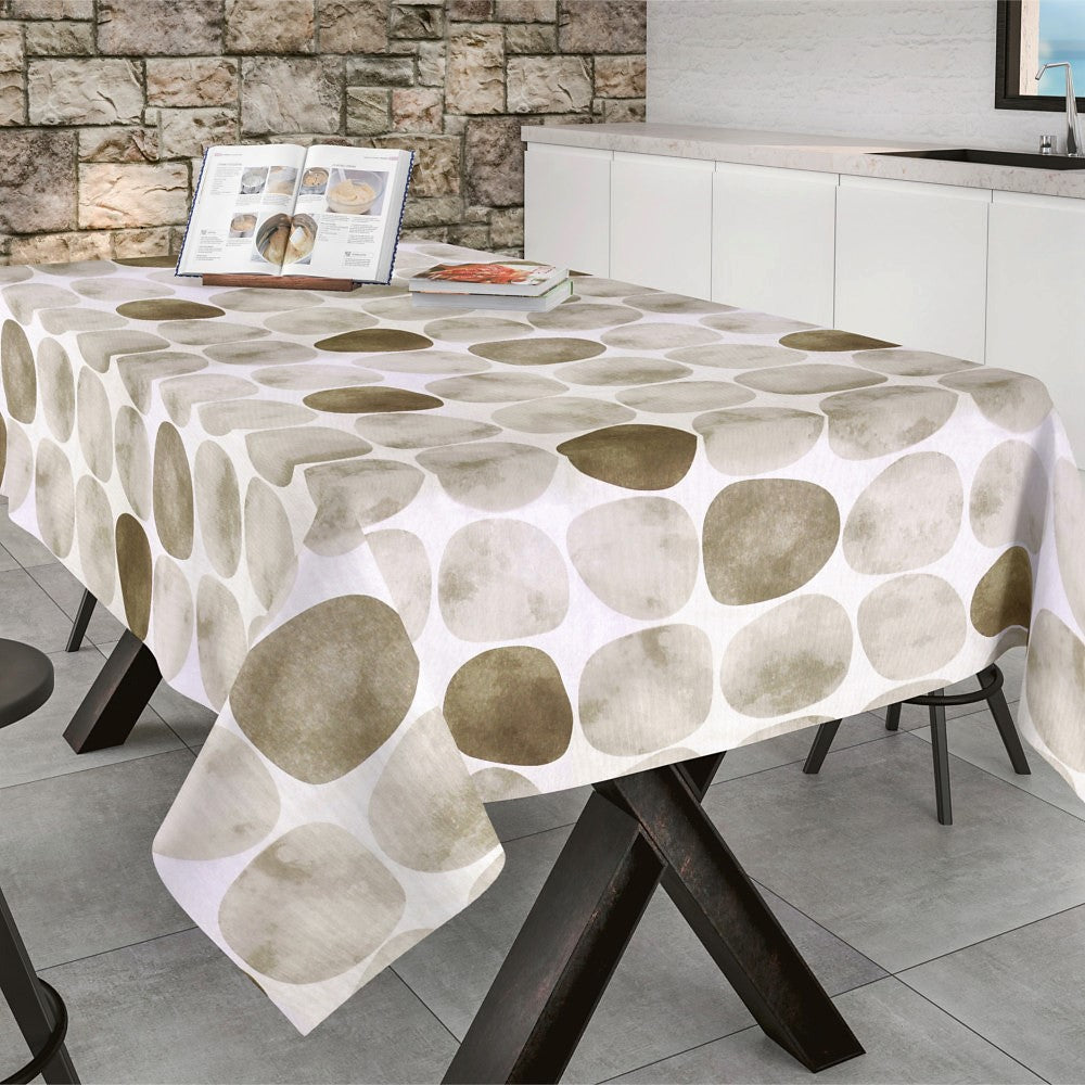 Arapoff Arena - Stonefree Retro 160 cm, akrylduk i hvit/beige