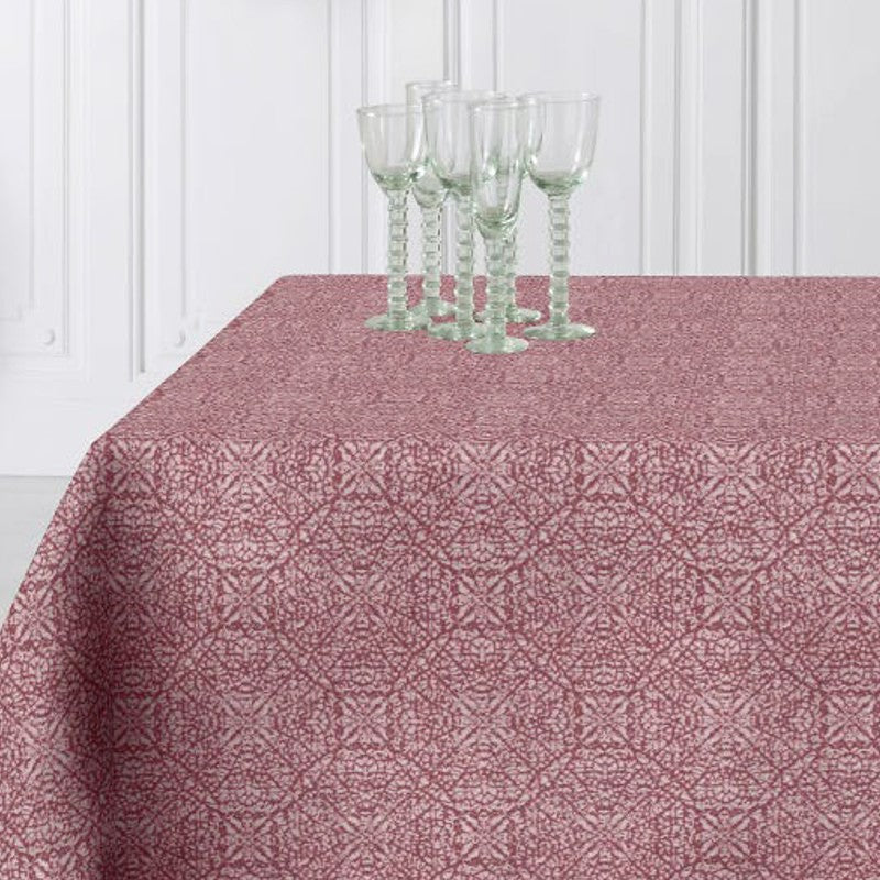 ARP Wein/vinrød, jacquardvevd akrylduk, 140 cm bred