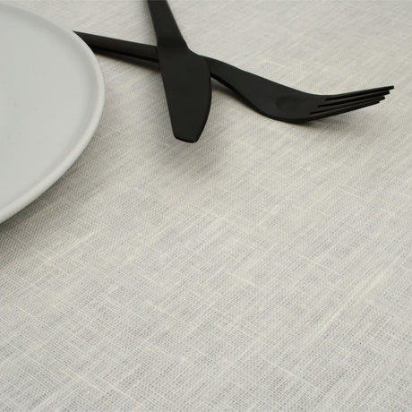 Basic Linen Hvit – Linduk med akrylbelegg, 100 % lin