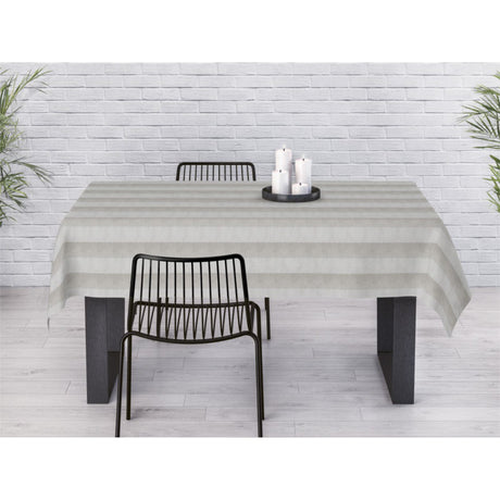 Welss Lino beige, jacquardvevd akrylduk, 160 cm bred