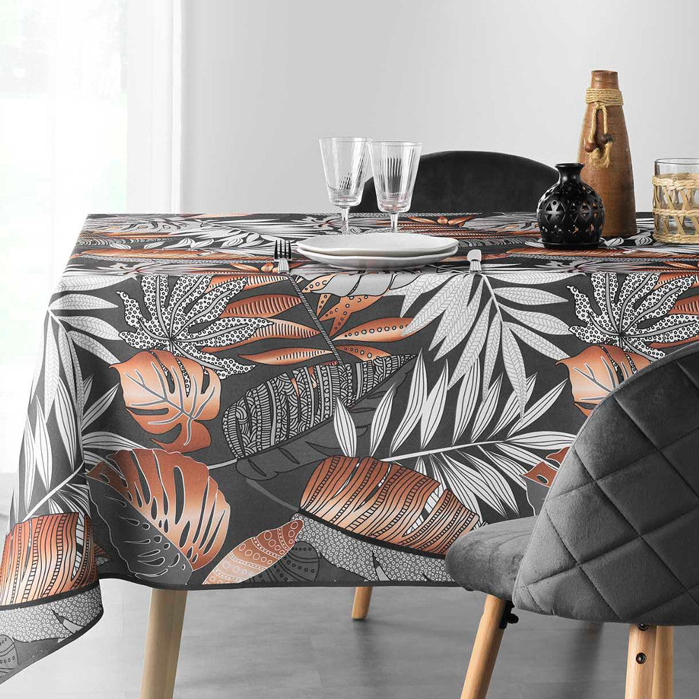 Alianor Antracit 150 x 240 cm, rektangulær duk med flekkavvisende behandling