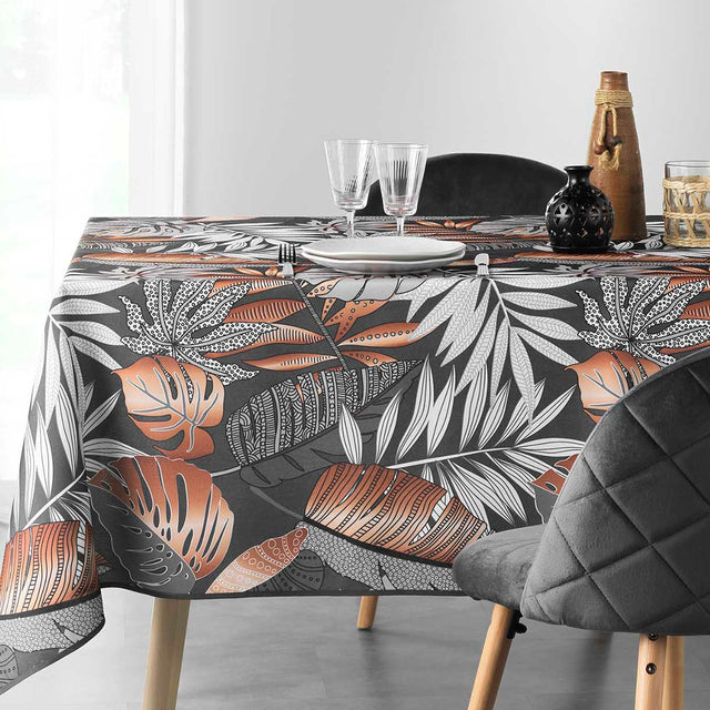 Alianor Antracit 150 x 240 cm, rektangulær duk med flekkavvisende behandling