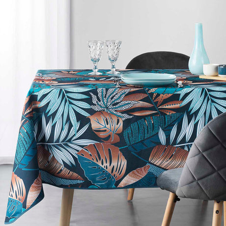 Alianor Blue 150 x 240 cm, rektangulær duk med flekkavvisende behandling