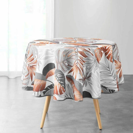 Alianor Hvit Ă 180 cm, rund duk med flekkavvisende behandling