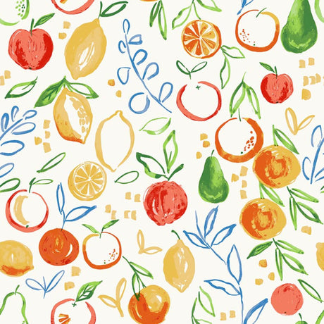 Amanda Hvit â voksduk med frukt