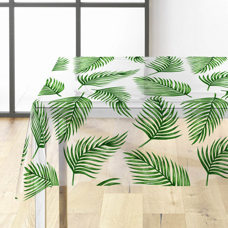 Amazonie â Gjennomsiktig voksduk med tropiske blader