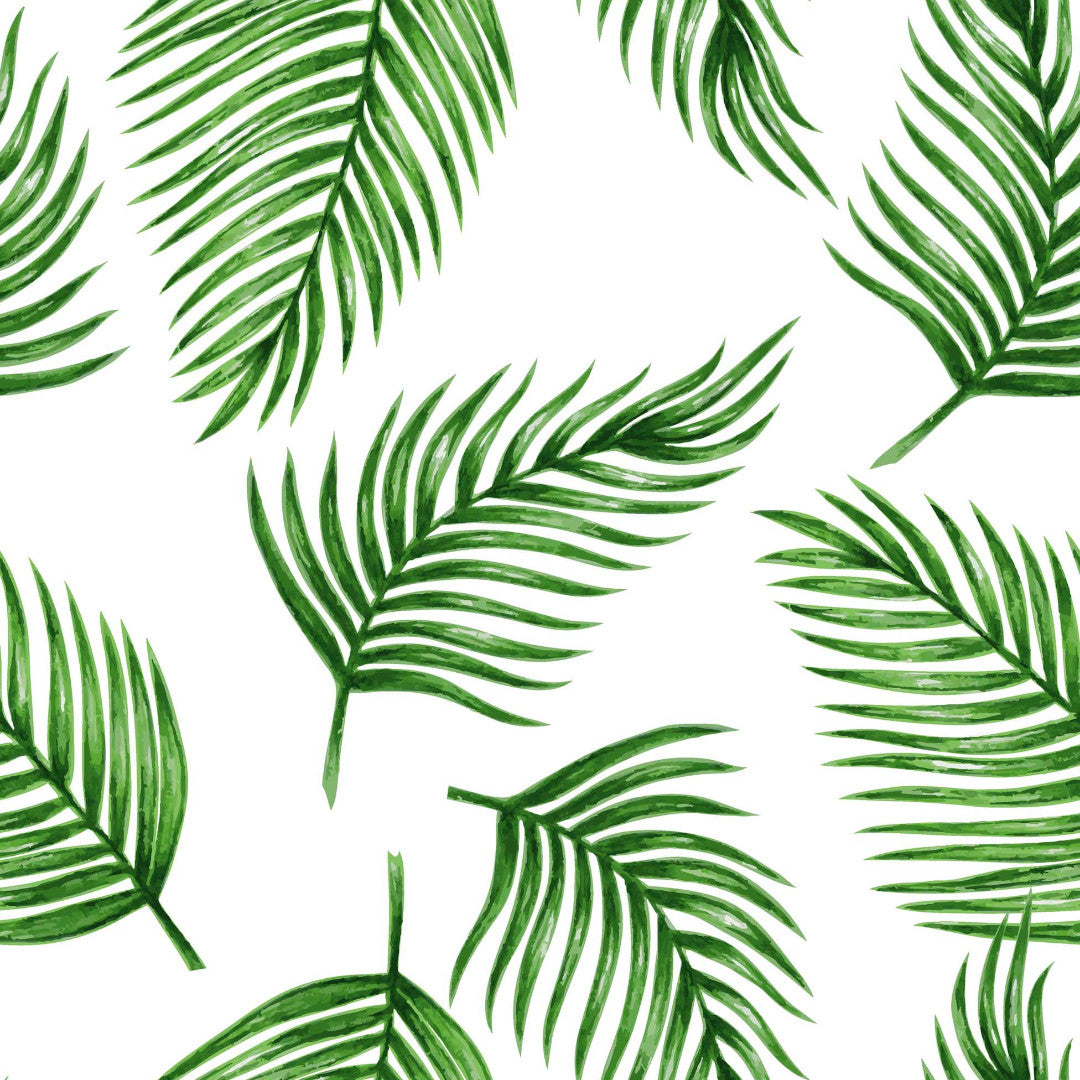 Amazonie – Gjennomsiktig voksduk med tropiske blader