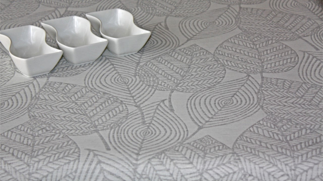 Amberes Jacquard, grå blader