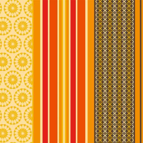 Amelle Gul, voksduk med klassiske franske striper