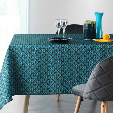 Artchic Blue 150 x 240 cm, rektangulær bordduk med flekkavvisende behandling