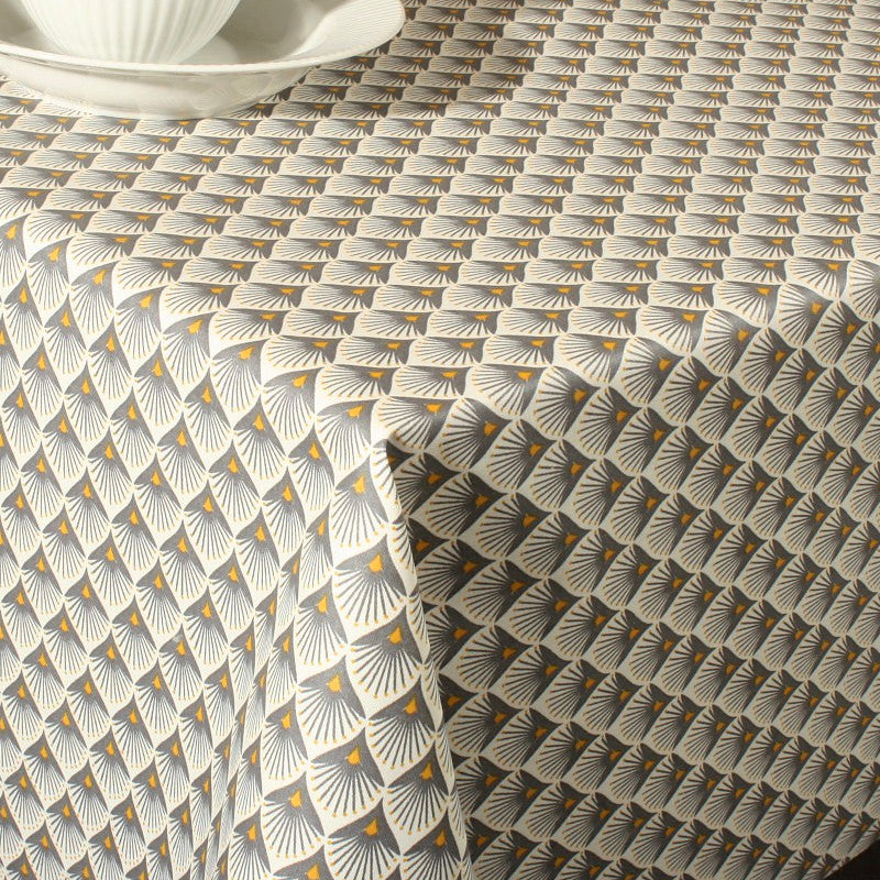 Baker Taupe - Akrylduk med flott grafisk motiv