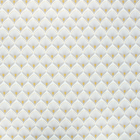 Baker Naturel - Akrylduk med flott grafisk motiv, 155 cm bred