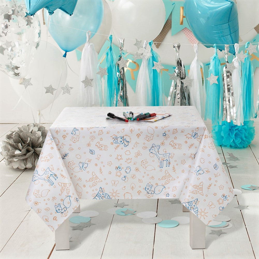 Bambiland – en søt barnevoksduk med glatt overflate