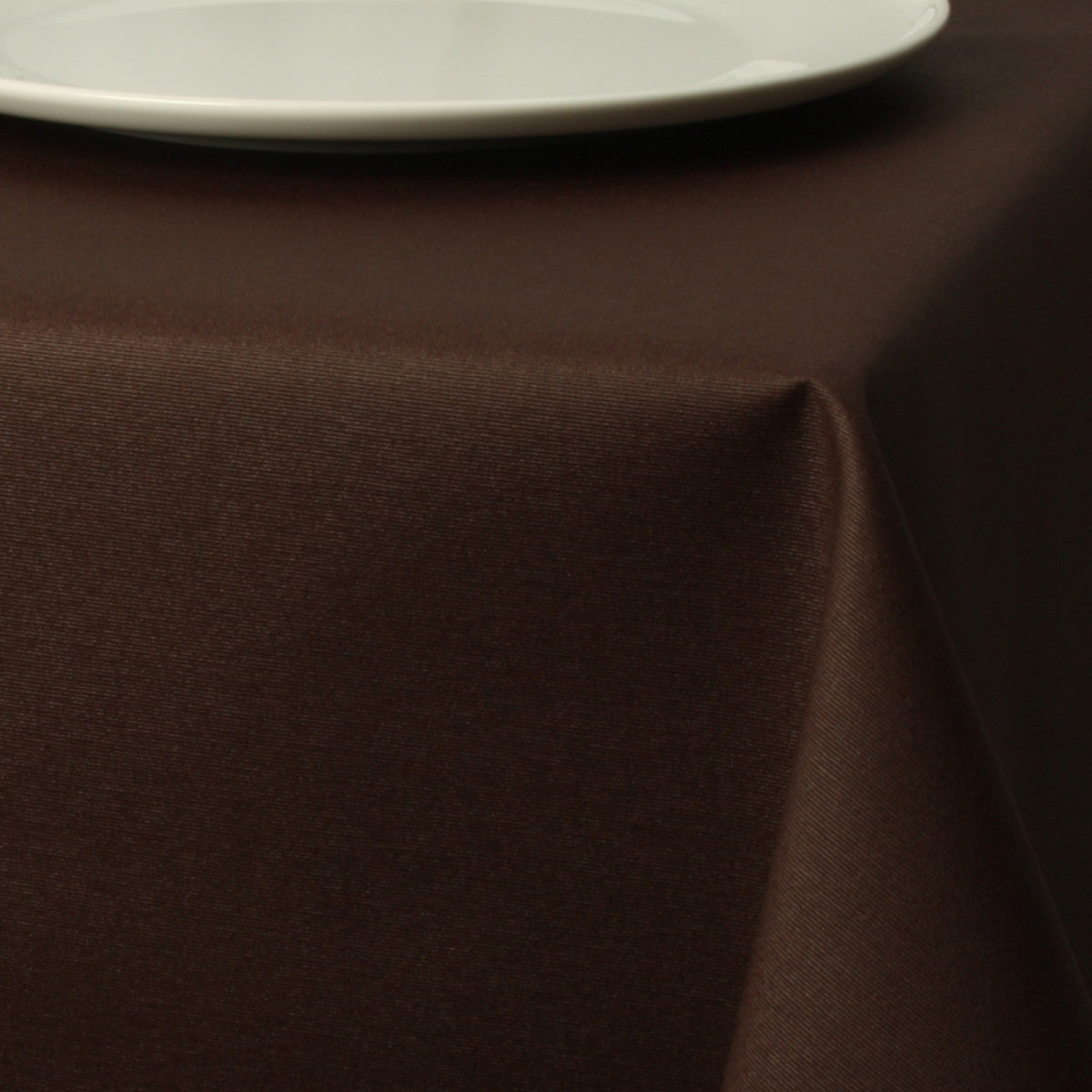 Basic ensfarget akrylduk - Choco