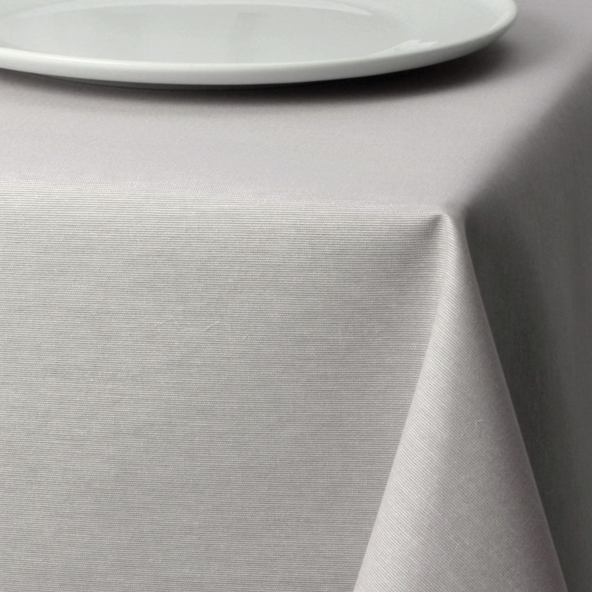 Juna Basic ensfarget akrylduk - Lys grå