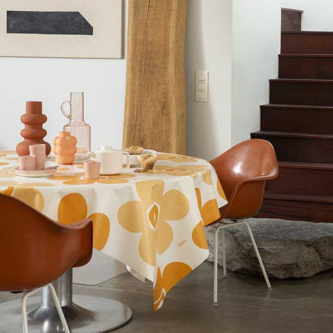 Lola voksduk - Big Flower Pumpkin