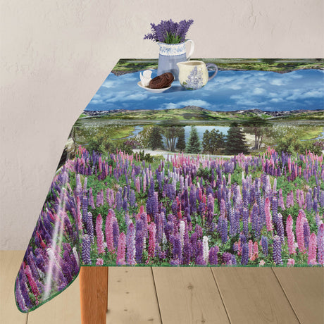 Bjergtinderne – voksduk med vakkert fjellandskap