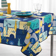 Blue Lagoon Navy Blue, bordduk med flekkavvisende behandling, 150 x 240 cm