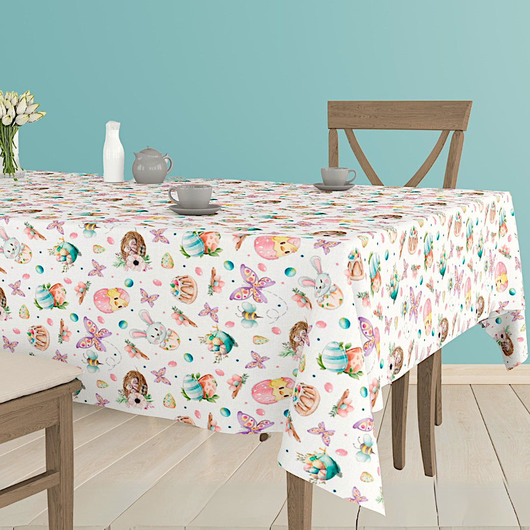 Barnas Påske Hvit – Akrylduk med påskemotiver